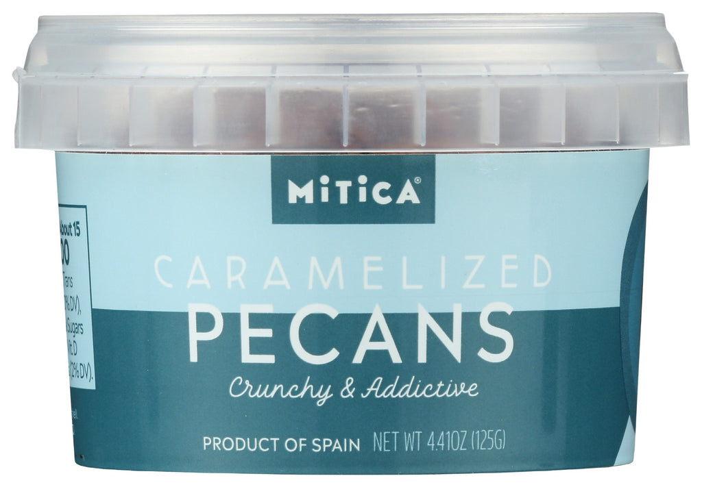 MITICA: Pecans Crmlzd Minitub, 4.41 oz