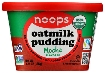 NOOPS: Pudding Oatmilk Mocha Org, 4.75 oz