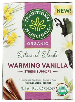 TRADITIONAL MEDICINALS: Tea Warming Vanilla Botan, 14 bg