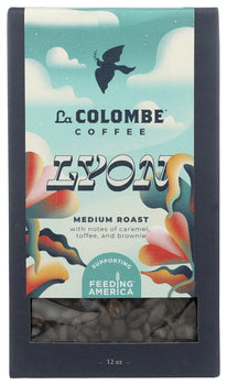 LA COLOMBE: Coffee Whl Bean Lyon, 12 oz