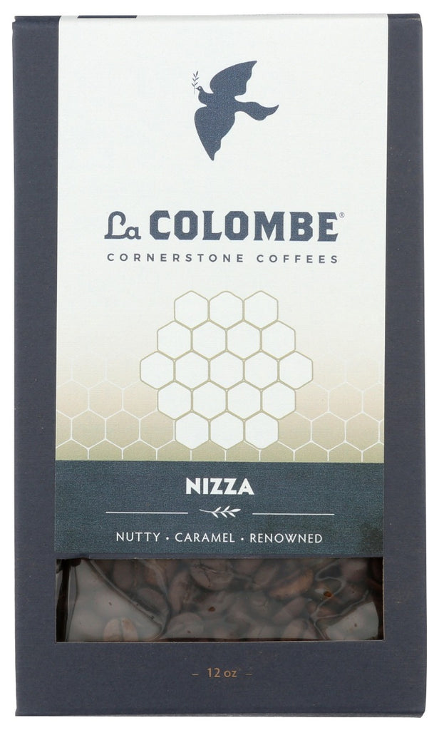 LA COLOMBE: Coffee Whl Bean Nizza, 12 oz