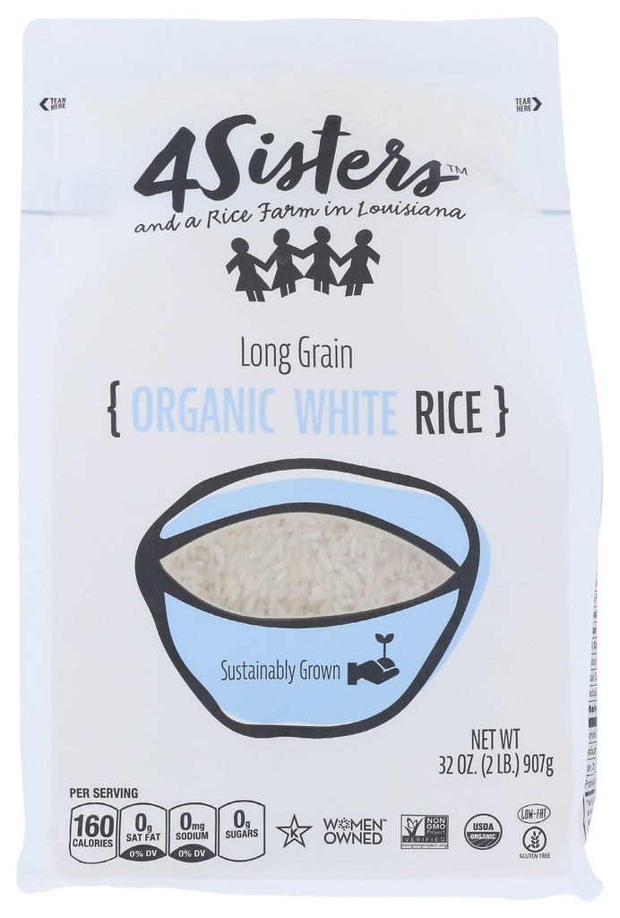 4SISTERS: Rice White Long Grain Org, 2 lb