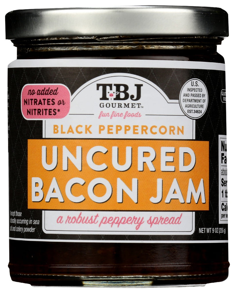 TBJ GOURMET: Jam Bacon Black Pepper, 9 oz