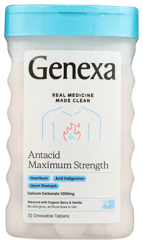 GENEXA: Heartburn Fix, 72 tb