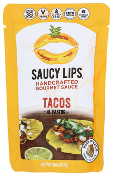 SAUCY LIPS: Sauce Al Pastor Taco, 8 oz