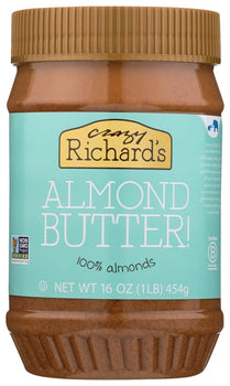 CRAZY RICHARD: Almond Butter, 16 oz