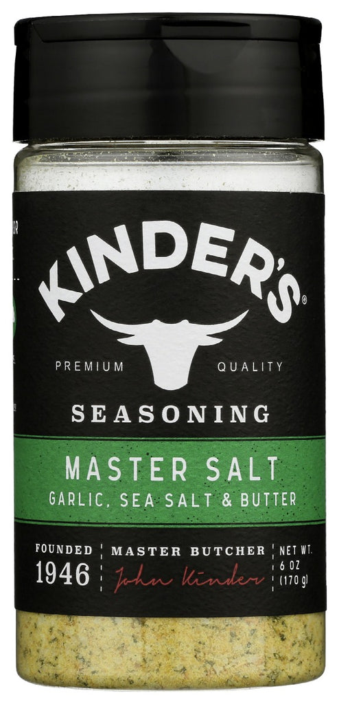 KINDERS: Seasoning Master Salt, 6 oz