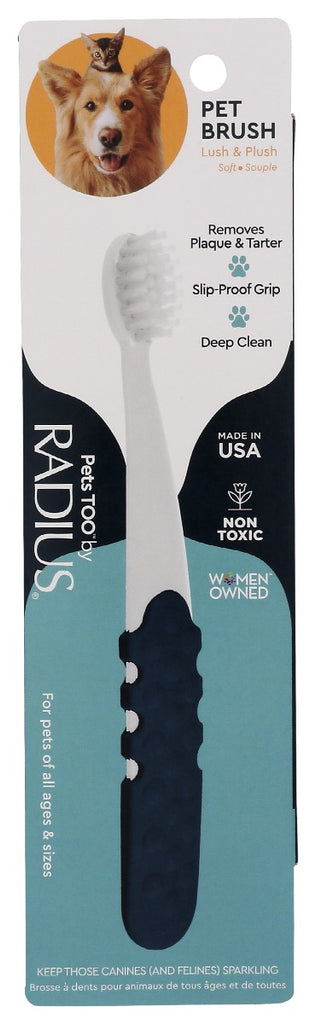 RADIUS: Pet Toothbrush Lush Plush, 1 ea