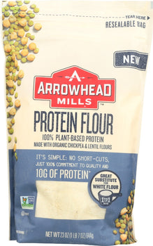 ARROWHEAD MILLS: Flour Protein Plant Based, 23 oz
