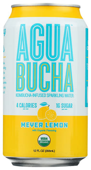 AGUA BUCHA: Water Sprk Kmbch Inf Lemn, 12 oz