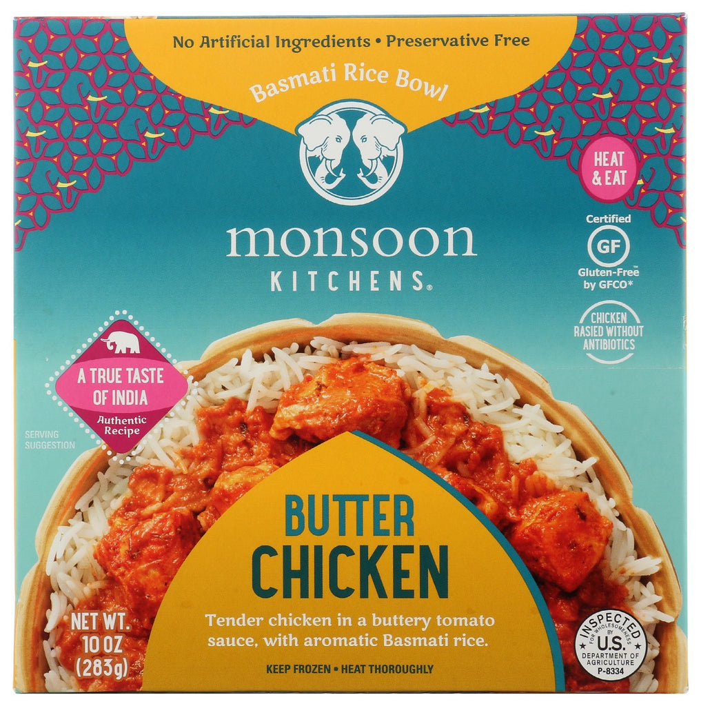 MONSOON KITCHENS INC: Bowl Bttr Chkn Rice, 10 oz