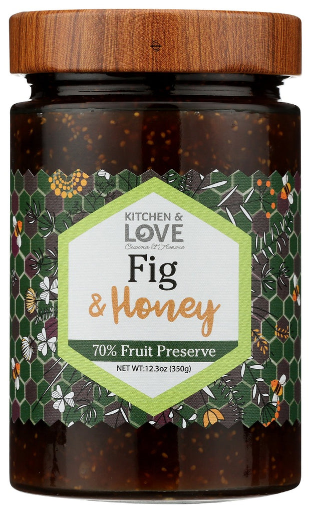 KITCHEN AND LOVE: Preserve Fig And Honey, 12.3 oz