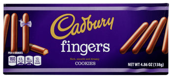 CADBURY: Cookie Mlk Choc Fingers, 4.86 oz