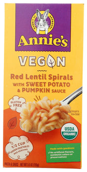 ANNIES HOMEGROWN: Pasta Lentil Swt Pot Pmkn, 5.5 oz