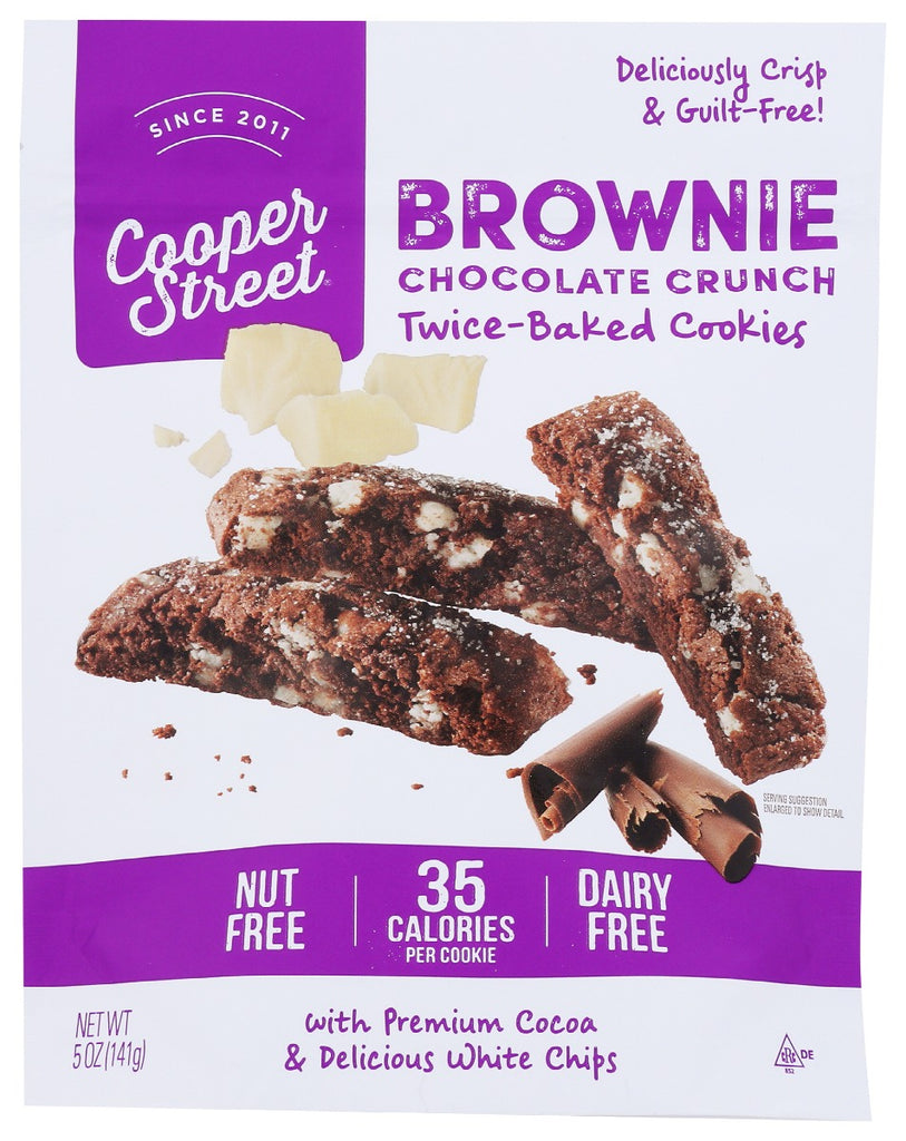 COOPER STREET: Cookies Choc Brownie, 5 oz