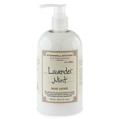 STONEWALL KITCHEN: Lavender Mint Hand Lotion, 16.9 fo