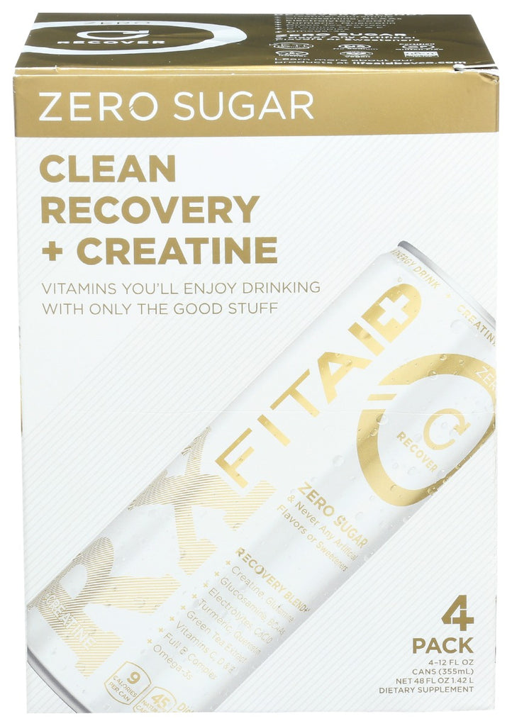 LIFEAID BEVERAGE: RX Fitaid Zero Sugar 4Pk, 48 oz