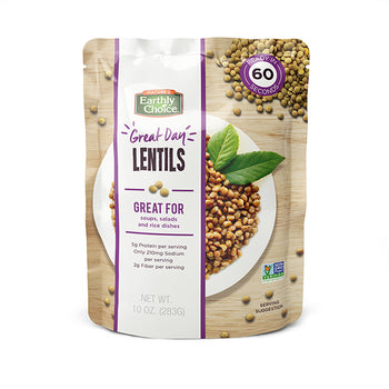 NATURES EARTHLY CHOICE: Lentils Grain Mwv, 10 oz