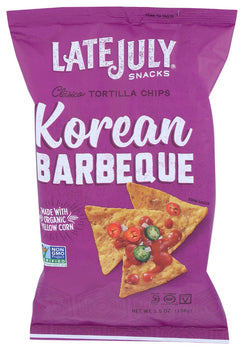 LATE JULY: Korean Barbeque Tortilla Chips, 5.5 oz