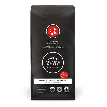 KICKING HORSE: Lucky Jim Medium Ground Coffee, 10 oz