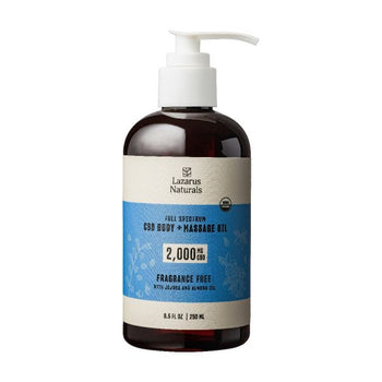 LAZARUS NATURALS: Unscented Oil Cbd 2000Mg, 250 ml