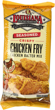 LOUISIANA: Seasoned Crispy Chicken Fry Batter, 9 Oz