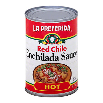 LA PREFERIDA: Red Enchilada Sauce Hot, 10 oz