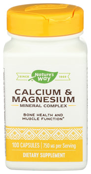 NATURES WAY: Calcium and Magnesium, 100 cp