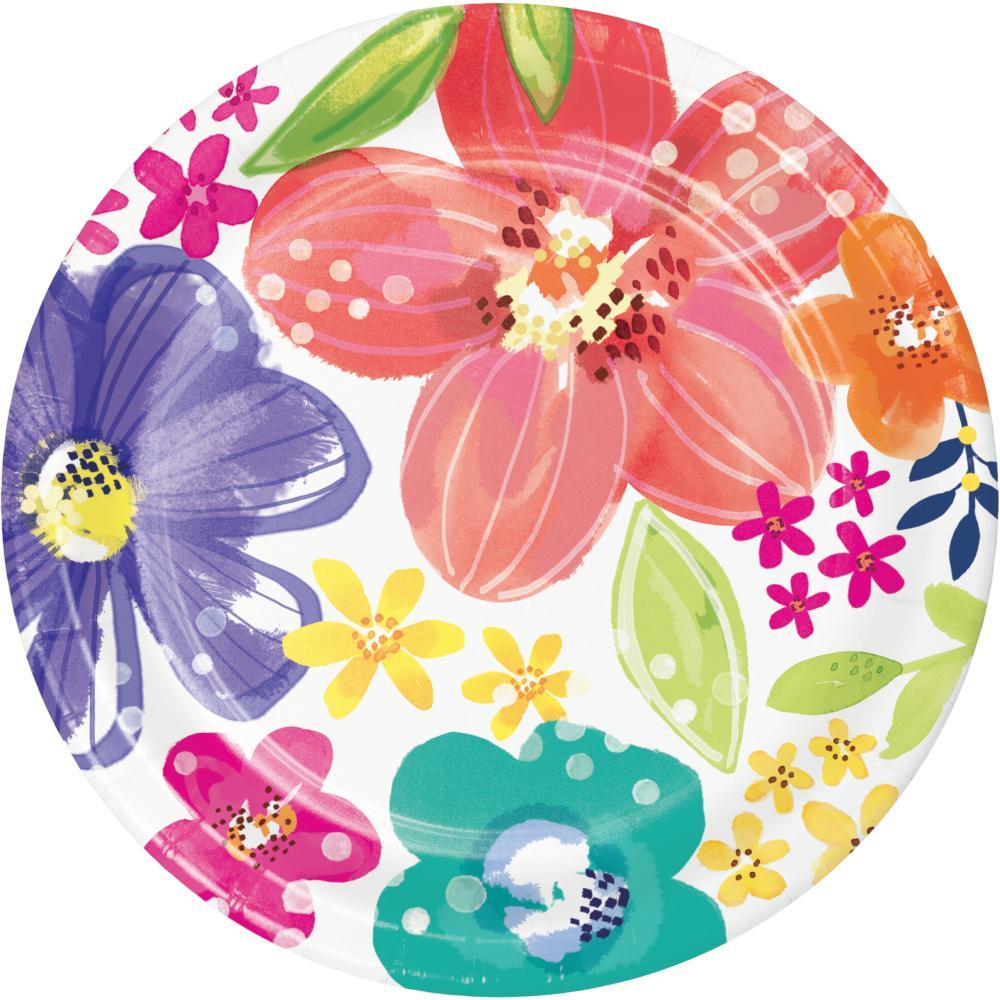 CREATIVE CONVERTING: Meadow Luncheon Plate, 8 ea