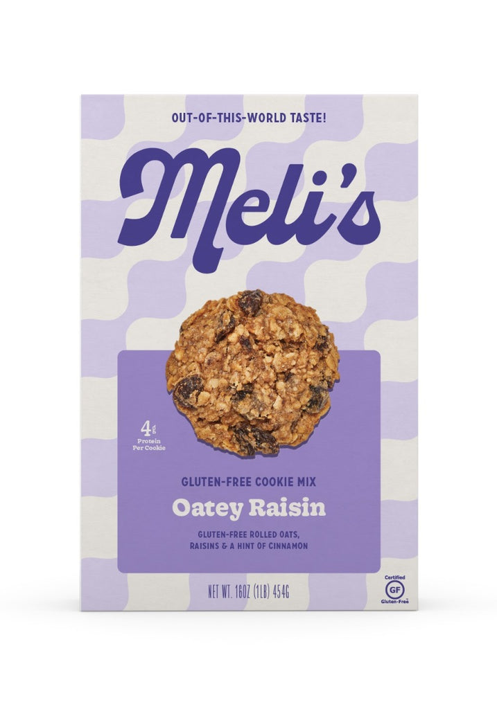 MELIS COOKIES: Oatey Raisin Cookie Mix, 4.5 oz