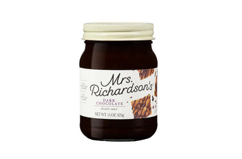 MRS RICHARDSONS: Dark Chocolate Dessert Sauce, 15 oz