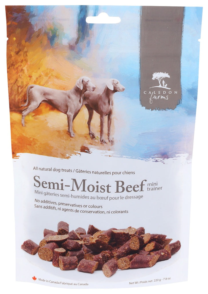 CALEDON FARMS: Mini Trainers Semi Moist Beef, 7.8 oz