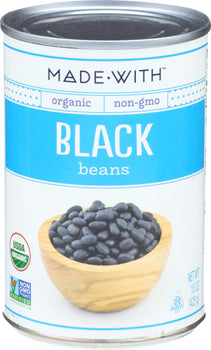 MADE WITH: Organic Black Beans, 15 oz