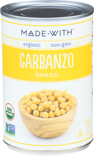 MADE WITH: Organic Garbanzo Beans, 15 oz