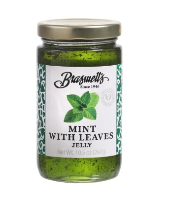 BRASWELL: Mint Jelly With Leaves, 10.5 oz