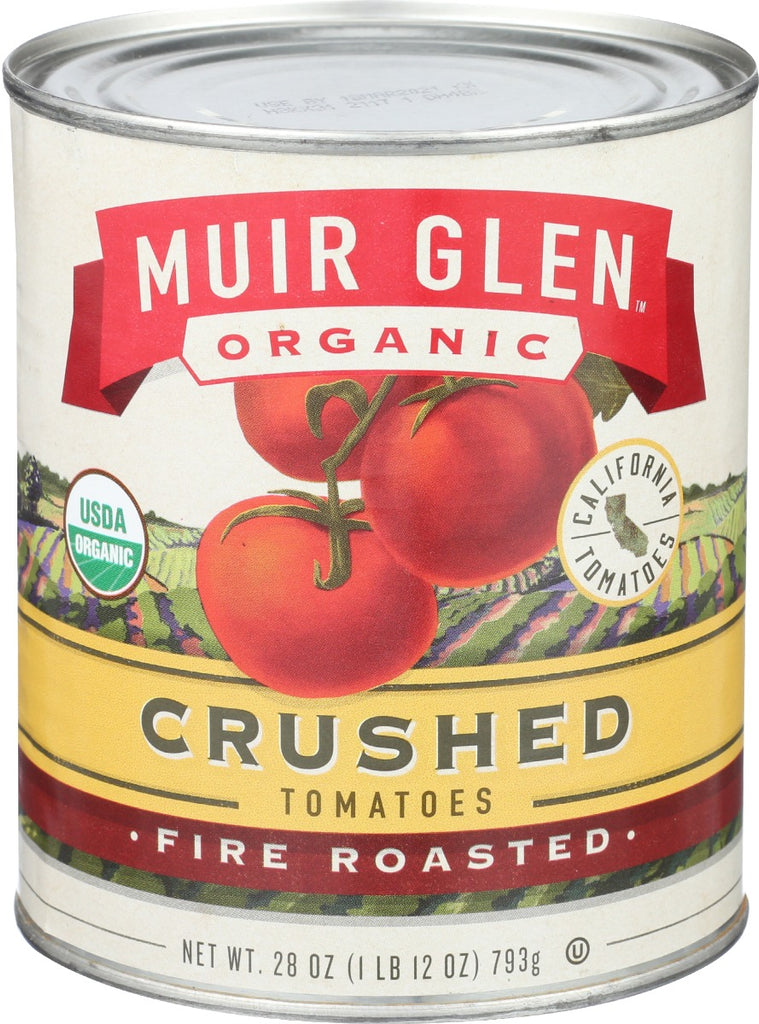 MUIR GLEN: Fire Roasted Crushed Tomatoes, 28 oz