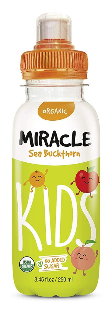 MIRACLE SEA BUCKTHORN: Kids Apple Peach Juice, 8.45 fo