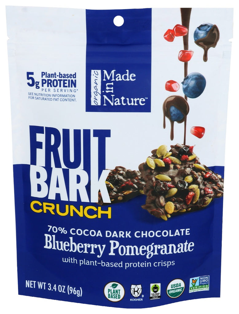 MADE IN NATURE: Fruit Bark Crunch Blueberry Pomegranate, 3.4 oz