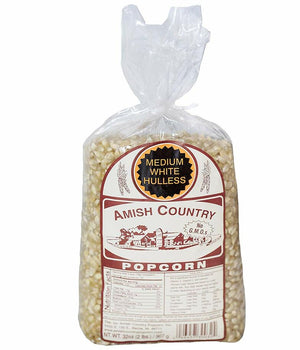 AMISH COUNTRY: Medium Whte Popcorn Bag, 32 oz