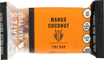 KATES REAL FOOD: Mango Coconut Bar, 2.2 oz