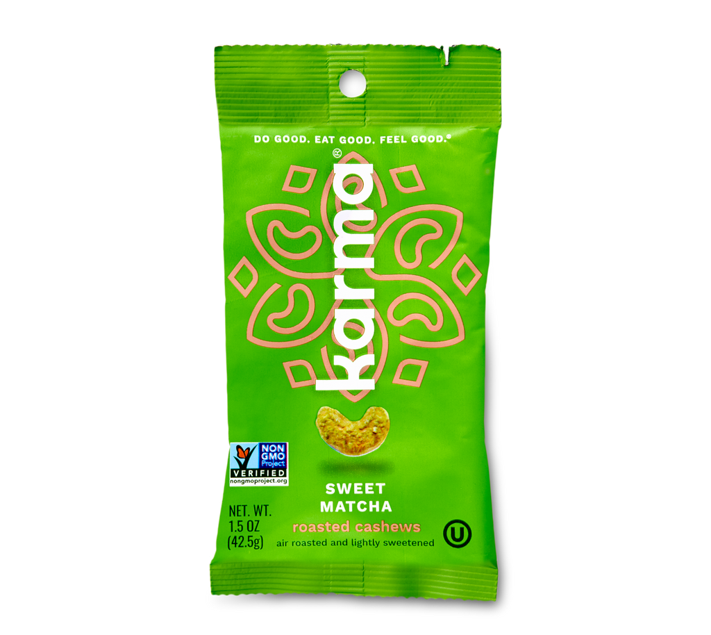 KARMA: Sweet Matcha Roasted Cashews, 1.5 oz