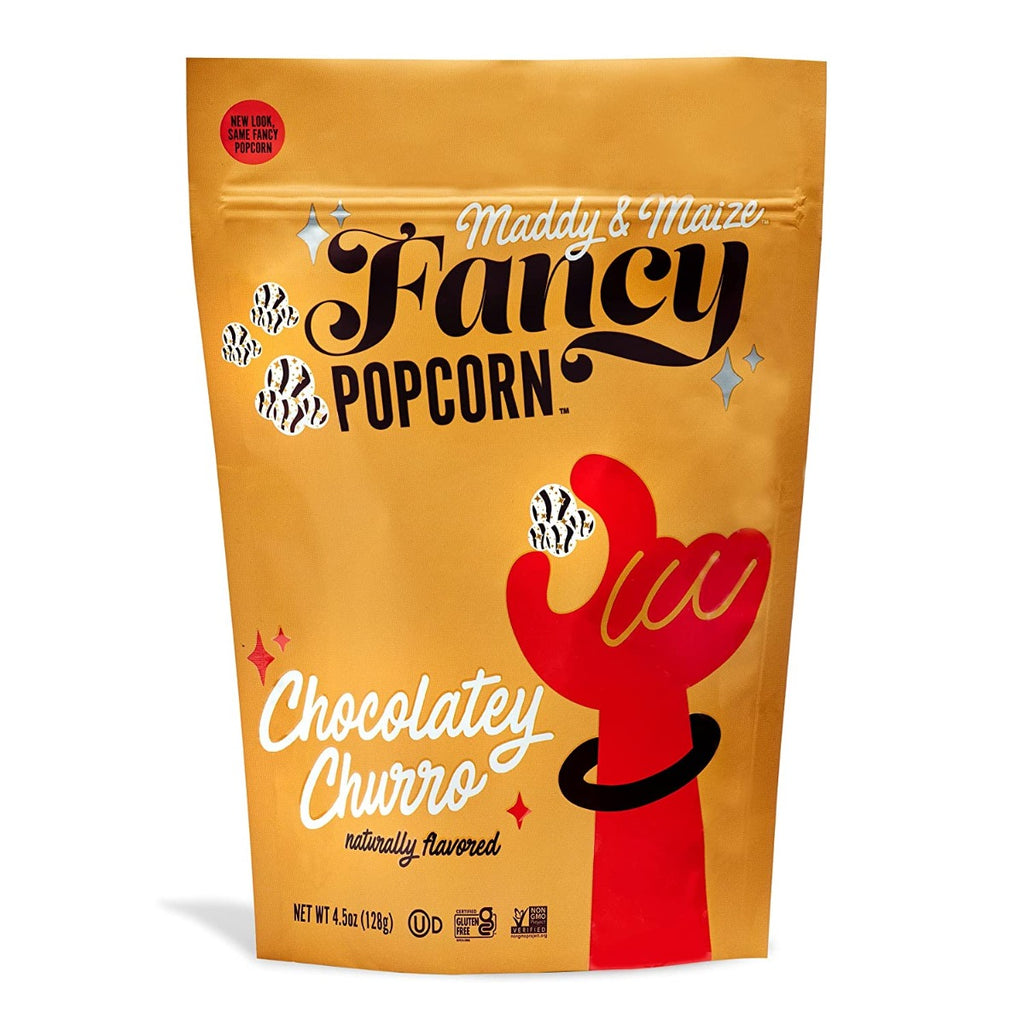 MADDY & MAIZE: Chocolatey Churro Popcorn, 4.5 oz