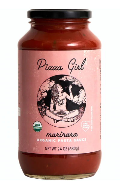 PIZZA GIRL: Marinara Organic Pasta Sauce, 24 oz