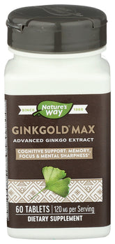 NATURES WAY: Ginkgold Max, 60 tb