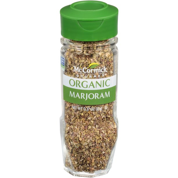 MC CORMICK: Organic Marjoram Leaves, 0.37 oz