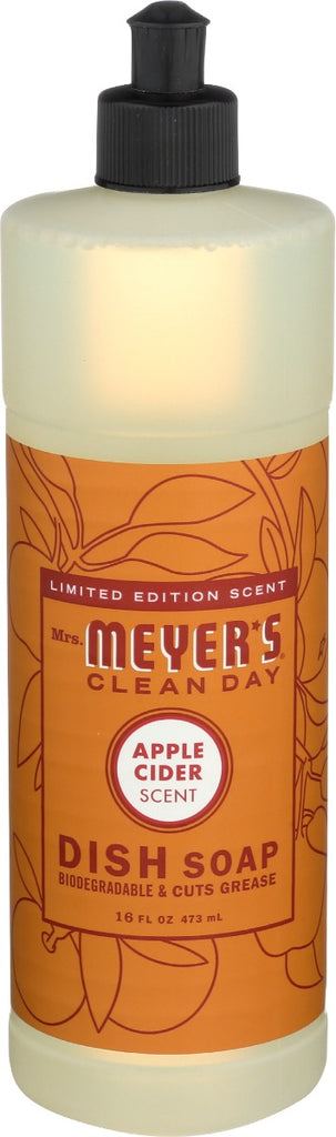 MRS MEYERS CLEAN DAY: Apple Cider Dish Soap, 16 oz