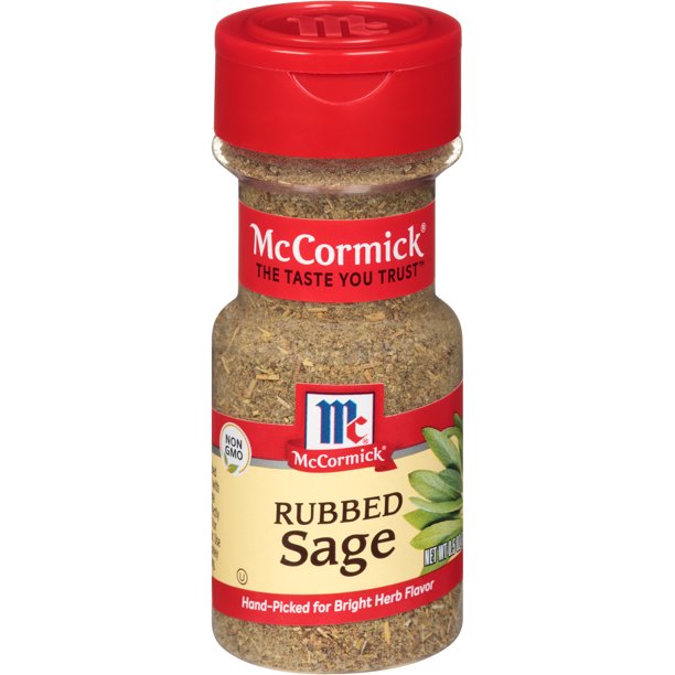 MC CORMICK: Rubbed Sage, 0.5 oz