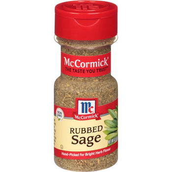 MC CORMICK: Rubbed Sage, 0.5 oz