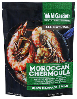 WILD GARDEN: Moroccan Chermoula Quick Marinade, 6 oz