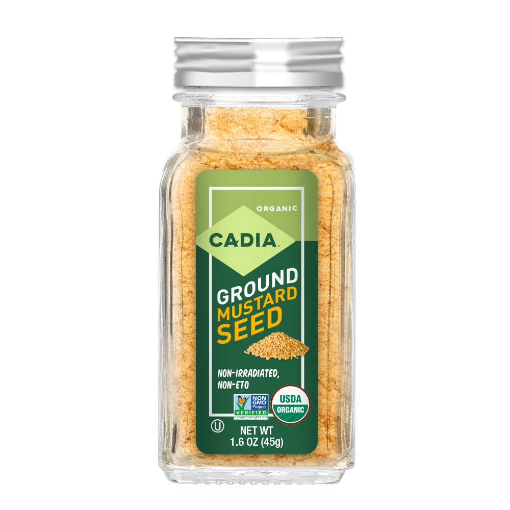 CADIA: Organic Ground Mustard Seed, 1.6 oz